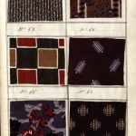 Traité général de la fabrication des tissus de la Manufacture d’Annecy et Pont, fait par Jean Barricand, échantillons de tissu, 1856
