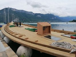 Visite d'Espérance III, la barque du lac d’Annecy