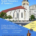 Conférence L’histoire de l’église Saint-Maurice à travers son architecture.