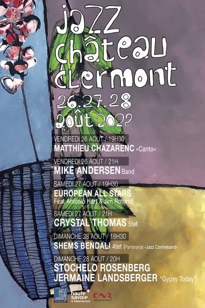 Festival Jazz Clermont Genevois 2022 - Mike Andersen Band +Matthieu Chazarenc