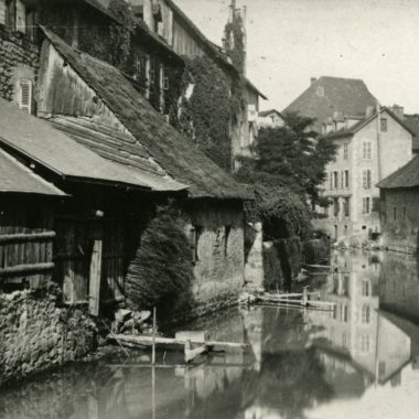 Le canal du Vassé avant la couverture par la rue Vaugelas