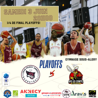 Basket : Playoffs R3 : Cran Pringy / Vic-le-Comte