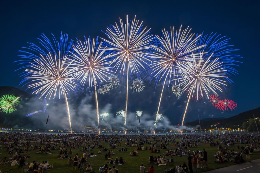 Feu d'artifice du 14 juillet - Fête nationale