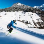 Montmin ski hiver descente poudreuse