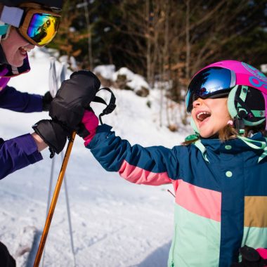 Montmin ski luge hiver famille