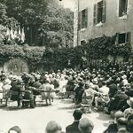 Inauguration du balustre d'or, juillet 1928.