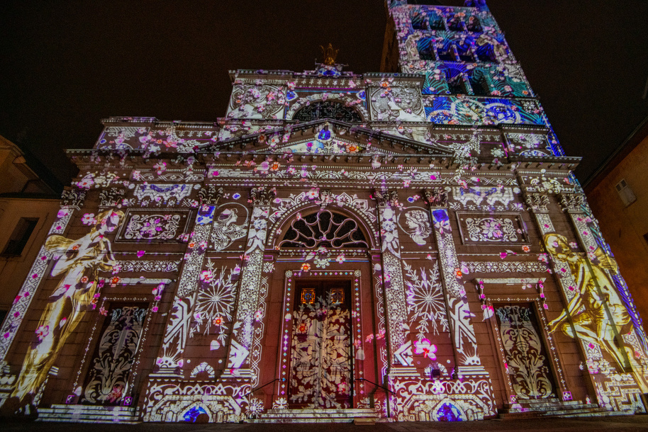 Noël des Alpes : illuminations des bâtiments historiques