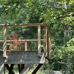 Balcon sur les bois