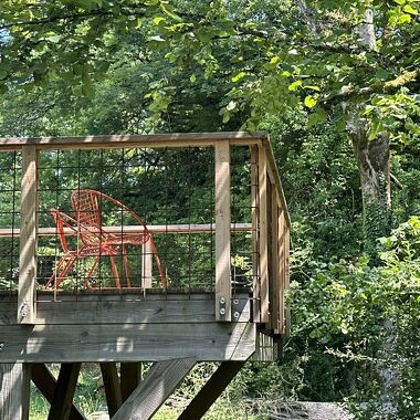 Balcon sur les bois
