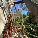 Sur la terrasse, à l'abris des regards