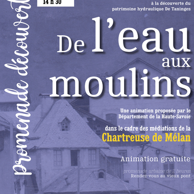 Du grain à moudre à la Chartreuse de Mélan_Taninges