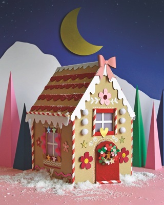 Atelier Maison en pain d'épices en carton