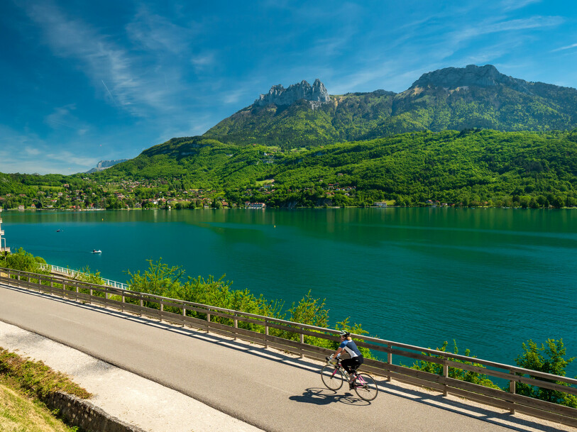 Boucle cyclo : Tour du Lac d'Annecy