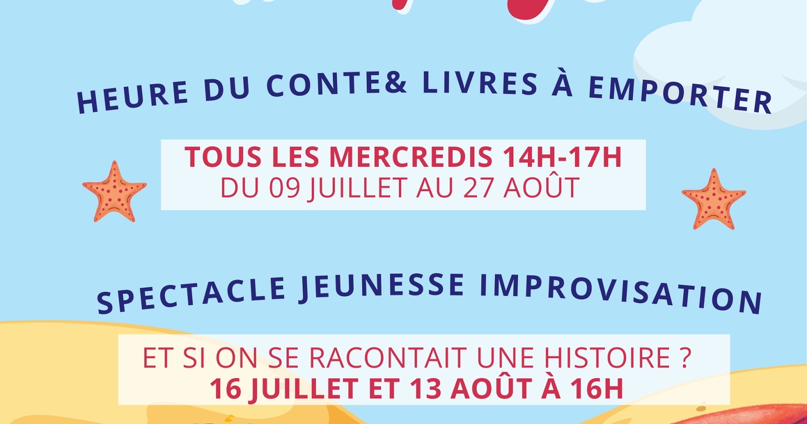 Bibliothèque à la plage