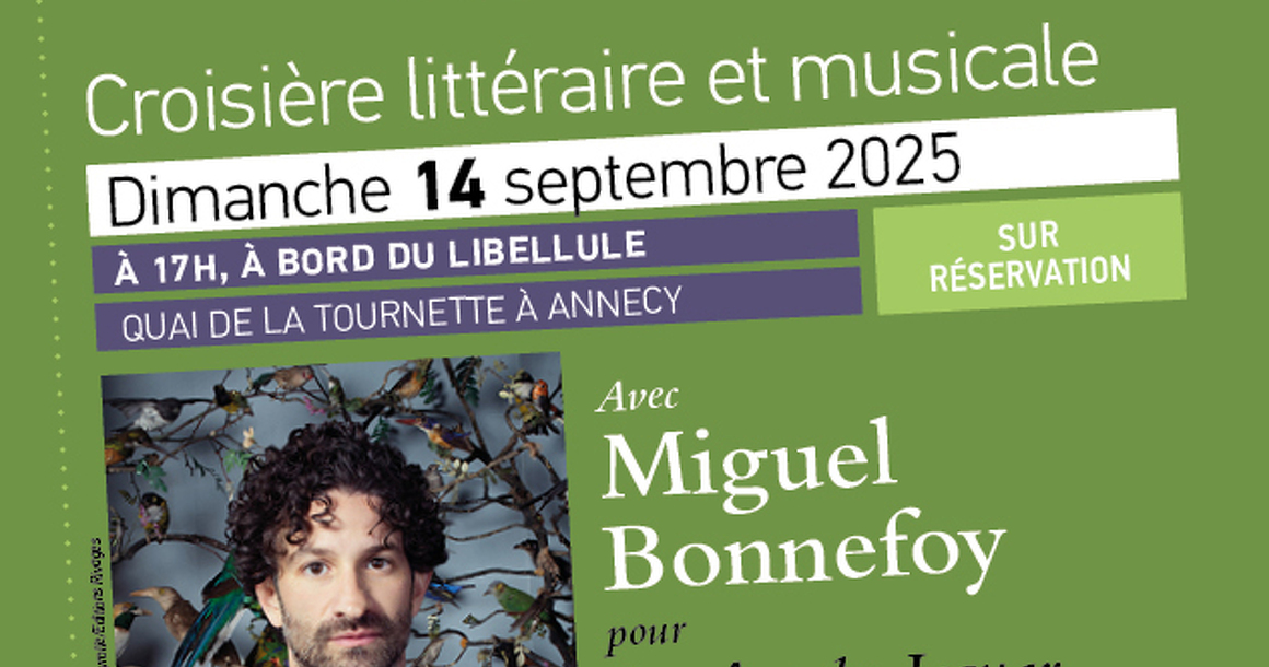 Croisière littéraire avec Miguel Bonnefoy