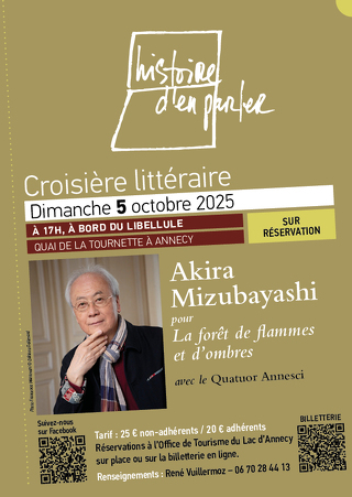 Croisière littéraire avec Akira Mizubayashi