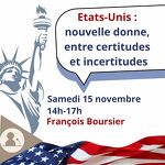 Conférence :  Etats-Unis, une nouvelle donne entre certitudes et incertitudes_Chavanod