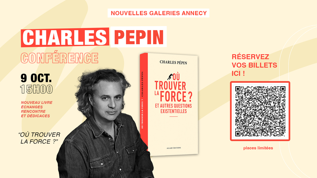 Rencontre  littéraire avec Charles Pépin