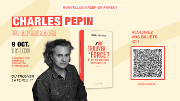 Rencontre  littéraire avec Charles Pépin