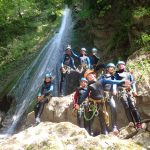 Stage multi activités ados escalade canyoning via ferrata