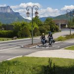 Vélo utilitaire piste cyclable Metz-Tessy 150517-1-© Dep74 - L. Guette