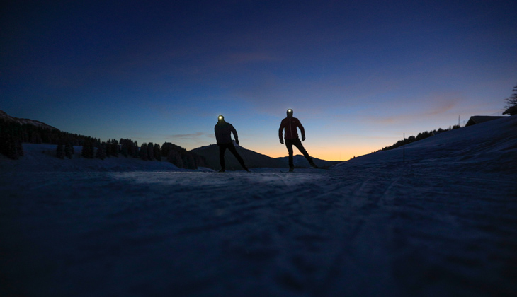 Ski nocturne aux Glières