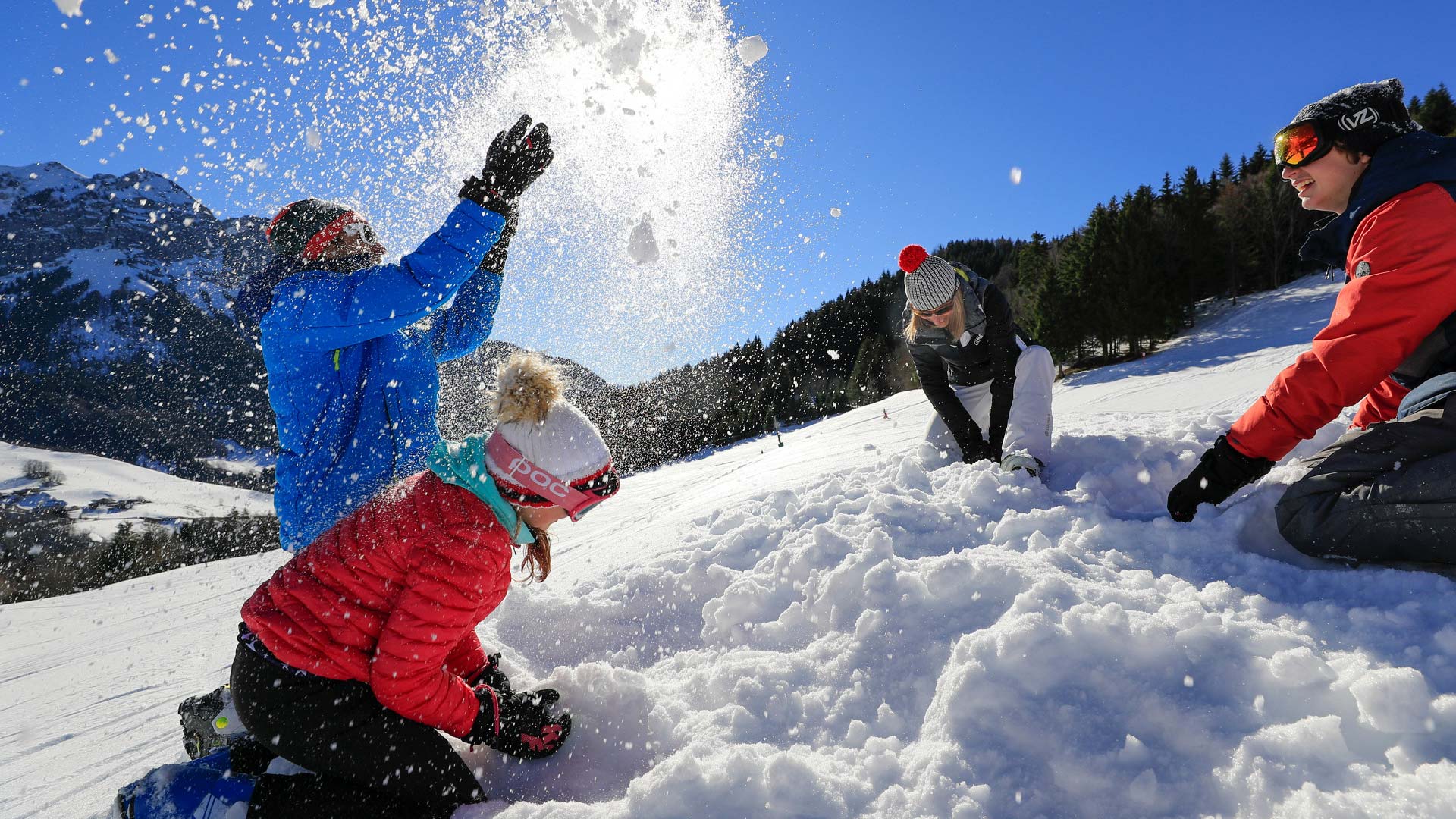 Sports d'hiver à la Station de ski de Montmin - Talloires