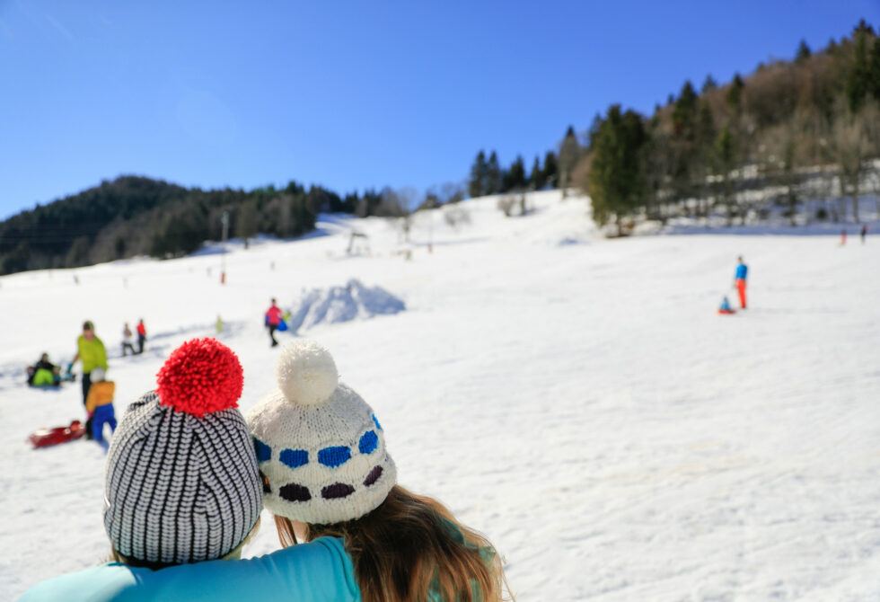 Sports d’hiver à la station de ski de Montmin-Talloires