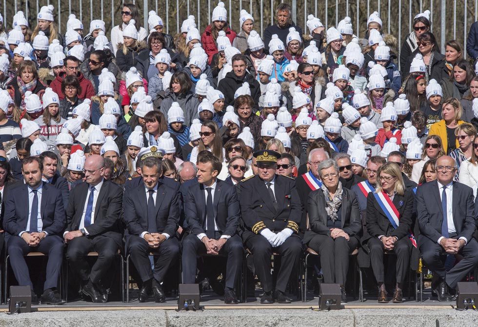 Les présidents Macron et Sarkozy pour le 75ème anniversaire des combats des Glières