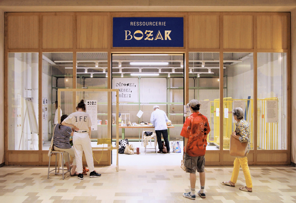 Ressourcerie Bozar dans les Nouvelles Galeries à Annecy