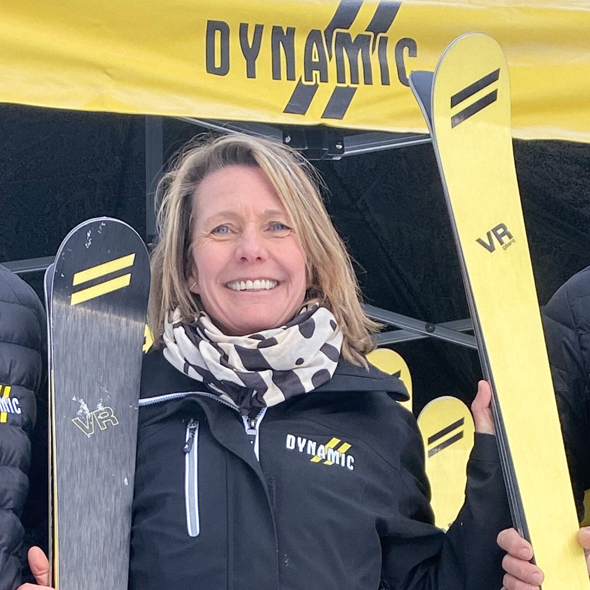 Ingrid Menet et les skis DYNAMIC