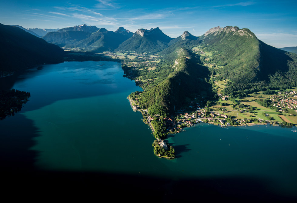 Lac d'Annecy, magnifique spot d'apnée