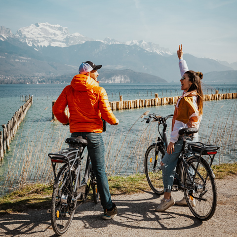 Sotie vélo autour du lac d'Annecy