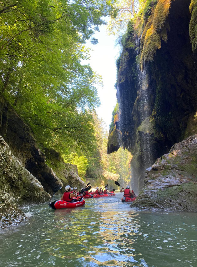 Packraft sur le Fier