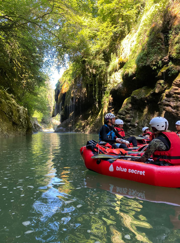 Packraft sur le Fier