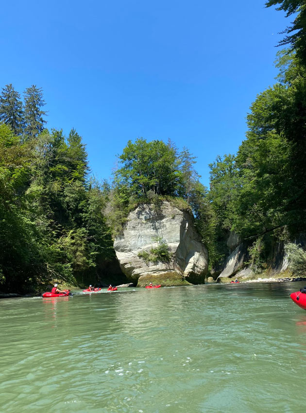 Packraft sur le Fier