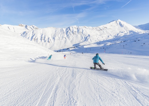 Snowboard au Grand-Bornand