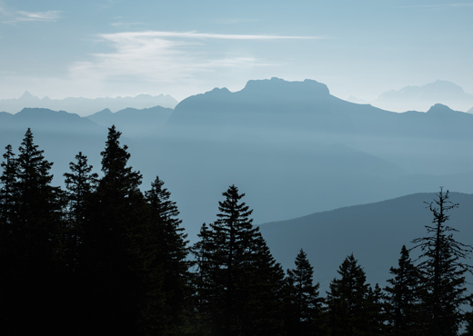 Panorama au Semnoz