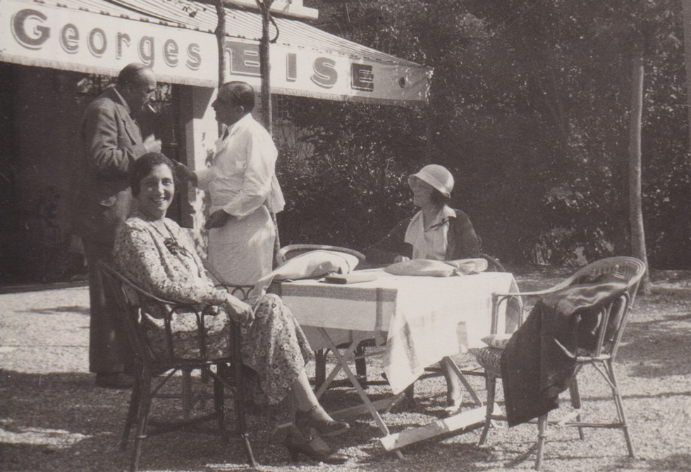 Ouverture de la terrasse du Cottage Bise - 1931