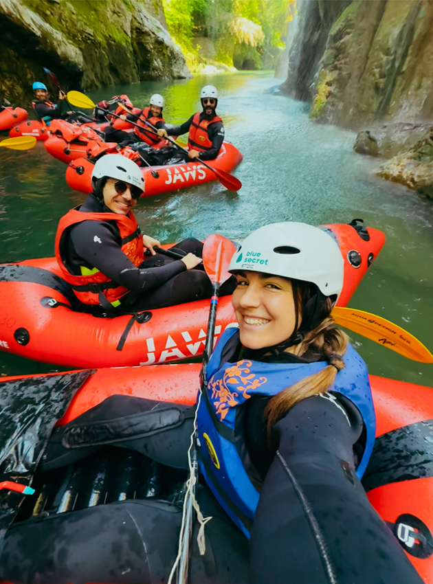 Mission packraft en équipe