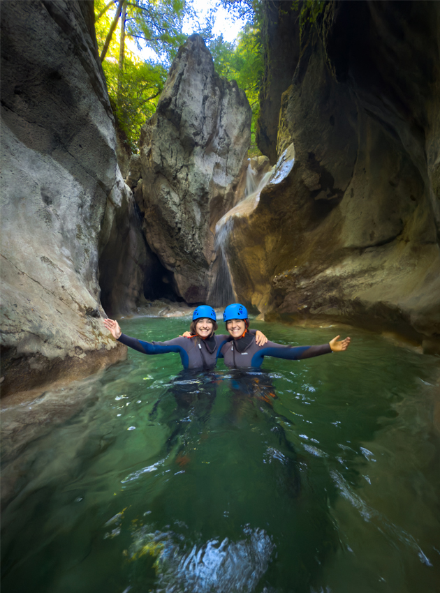 Mission canyoning en équipe