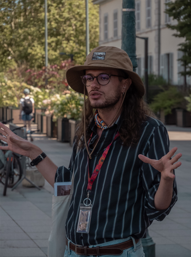 Visite guidée avec Théo Arifont