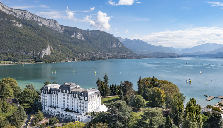 Vue aérienne du Centre de Congrès Impérial - Grand Annecy
