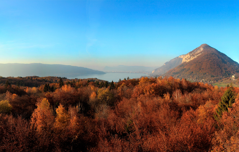 Automne au lac d'Annecy