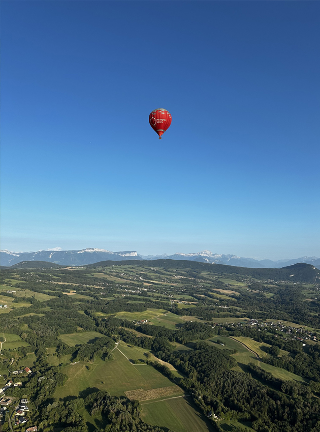 Vol en montgolfière